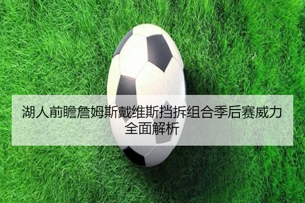 湖人前瞻詹姆斯戴维斯挡拆组合季后赛威力全面解析